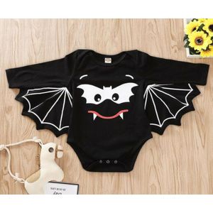 Festival Kids Doek Pasgeboren Baby Meisje Jongen Lange Mouwen Halloween Bat T-shirt Kleding Romper T-shirt Outfits