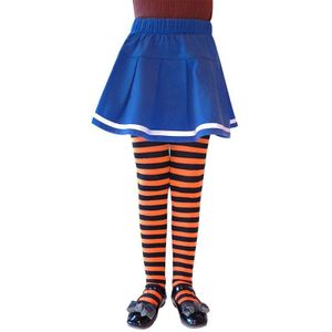 D55E Halloween Cosplay Kinderen Streep Panty Kousen Baby Jongens Meisjes Kostuums