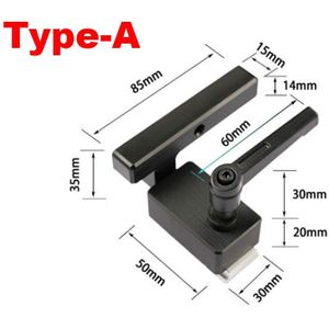 Mijter Track Stop T Slot Chute Limiter Voor T-Spoor Houtbewerking Gereedschap Zaag Tafel Router Tafel Diy Handleiding