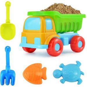 5 Stks/set Kids Strand Vrachtwagen Schop Hark Dier Mallen Kit Tuin Zandbak Zwembad Speelgoed Verbetert Kids 'Behendigheid En Hand Sterkte