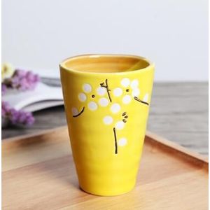 Japanse Kersenbloesems Mond Cup Creatieve Mok Melk Thee Keramische Kopjes 6 Kleuren Fabriek directe verkoop