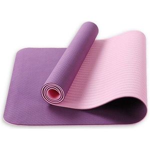 Fitness Matten Voor Yoga Tpe Antislip Matten Pads Voor Pilates Gym Training Exercise Pad Dubbele Laag Vrouwen Yoga Mat accessoires