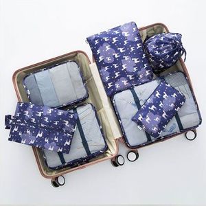 7 stks/set Multi Kleuren Lady Travel Totes Bag Functionele Business Kleding Schoenen Verpakking Cubes Weekend Bagage Organizer