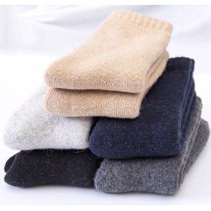 Winter Wollen Sokken, Mannen Dikke Katoenen Sokken, herfst En Winter Mannen Mid-Buis Warmte En Stapel Loop Sokken