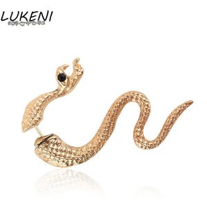 Lukeni 2 Stks/partij Mode-sieraden Punk Snake Lange Oor Manchet Oorbel Jassen Voor Vrouwen En Mannen EJ009