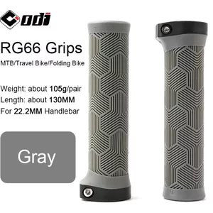 TPR Fietsgrepen Met Aluminium Slotring – Antislip, Ergonomisch, 133 Mm, Zwart-rood, 1 Paar