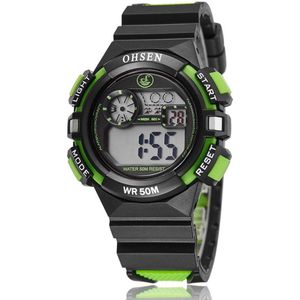 Kinderen Horloge OHSEN Digitale LED Kid Klok Mode Sport Horloge Leuke polshorloge Waterdicht Horloge Alarm Hand klok
