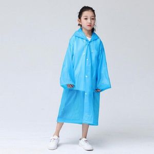 Kinderkleding Mode Effen Kleuren Regenjassen Waterdicht Anti-Regen/Sneeuw Regen Jassen Voor Childs Jongens en Meisjes Uitloper jassen