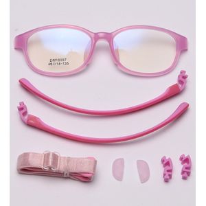 Kiekeboe Siliconen Vierkante Bril Voor Kinderen TR90 Frame Blauw Roze Meisje Optische Glazen Frame Voor Kinderen Accessoires Voor Studenten