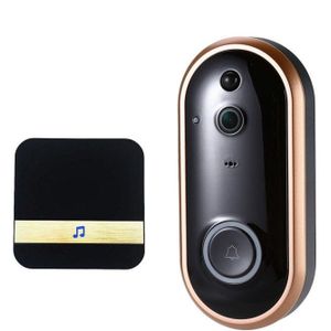 1080P Smart Wifi Deurbel Intercom Video Kijkgaatje Deurbel Met Camera Ir Entry Alert Draadloze Beveiliging Chime Deur Cam alarm