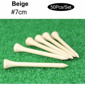 50 Stks/set Houten Golf Tee Tees Vervanging Driving Range Raken Trainer Club Accessoires Golf Tees Bal Houder