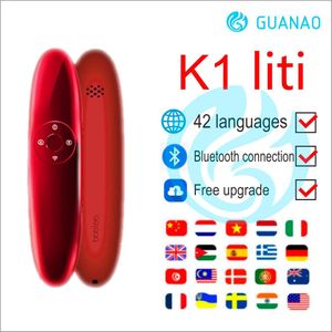 Boeleo K1 Global Draagbare Smart Voice Vertaler Real Time 42 Talen Ai Assistent Tekst Nauwkeurige Vertaling Voorraad Taal