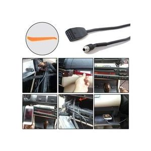3.5Mm Auto Aux In Input Interface Adapter MP3 Radio Kabel Voor Bmw E39 E53 X5 E46 Auto Styling Vervangen accessoires