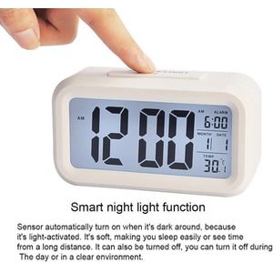 7 Kleurverandering LED Digitale Wekker met Datum Alarm