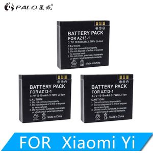 Palo 1010 Mah AZ13-1 Batterij Met Usb Batterij Oplader Voor Xiaomi Yi Action Camera Vervangende Batterij Oplaadbare Backup Bateria