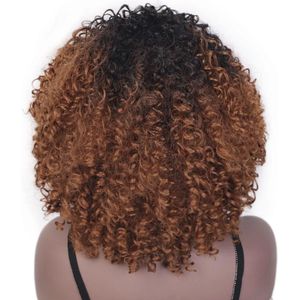 Doris Schoonheid Lange Ombre Grijs Wit Pruiken Voor Vrouwen Synthetische Krullend Pruik Afro Cosplay Haar Natuurlijke Zilver Zwart Bruin Rood