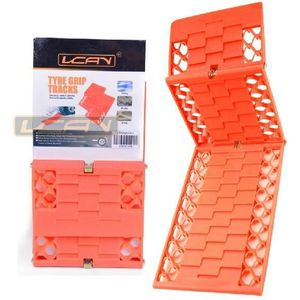 2 stks/set Tyre Grip Tracks Car security Sneeuw Modder Zand rescue Escaper Traction Tracks Mats voor noodhulp solid firm duurzaam