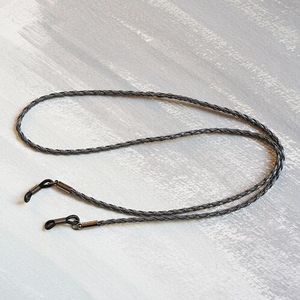 Toketorism kunstleer geweven touw glazen kettingen voor vrouwen en mannen zonnebril band TM30