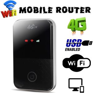 Draagbare 4G Lte Wifi Router Draadloze Pocket Router Wifi Fdd B1 B3 B7 B8 B20 Wcdma B1 B5 B8 standaard Sim Card 150Mbps