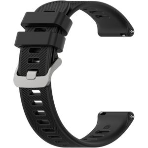 20Mm Officiële Stijl Sport Siliconen Quick Release Strap Voor Garmin Forerunner 55 158 Wrist Band 245 245M 645 armband Horlogeband