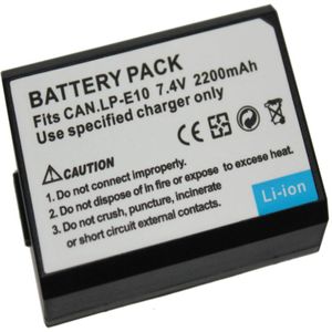 1 stks 2200 mah LP-E10 LP E10 LPE10 Batterij Voor Canon EOS Rebel T3 T5 T6 1100D 1200D 1300D Kus x50 X70 LP-E10 Batterij