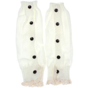 Kids Meisje Gehaakte Gebreide Kant Boot Manchetten Toppers Been Warmer Sokken Feb23