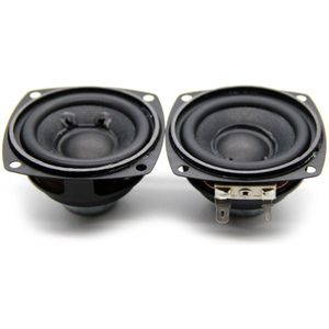 2 Stuks 2.5 Inch Draagbare Luidsprekers 4Ohm 10W 66Mm Full Range Audio Speaker Bass Multimedia Neodymium Magneet Luidspreker