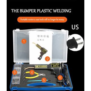 Kunststoffen Lassen Machine Pvc Repareren Lassen Machine Plastic Lasser Garage Tool Nietmachines Machine Auto Bumper Repareren Tool