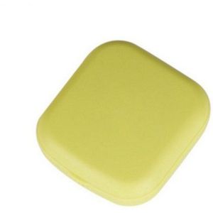 1Pc Pocket Draagbare Mini Contact Lens Case Dragen Make Up Beauty Leerling Opbergdoos Spiegel Container Travel Kit leuke Stijl