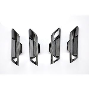 Carbon Fiber Gedrukt Auto Window Control Deurklink Panel Cover Moulding Trim Voor Volkswagen Golf 6 styling