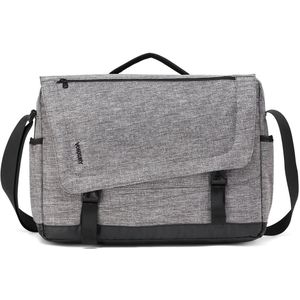 Lichtgewicht Messenger Bag Voor Mannen Fit 15.6 Inch Laptop Tas Waterbestendig Casual Schoudertas School Kantoor Crossbody