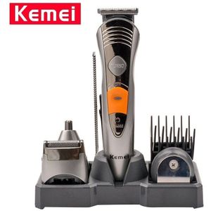 Kemei KM-580A 7 in 1 Elektrische Scheerapparaat Tondeuse Waterdichte Scheerapparaat Voor Mannen Kapsel Tool oplaadbare tondeuse Baard Scheermes