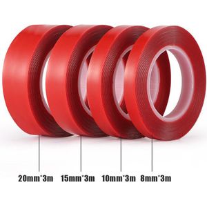 3M Auto Styling Sticker Nano Dubbelzijdige Tape Transparante Herbruikbare Waterdicht Plakband Reinigbare Auto Beschermen Accessoires