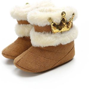 Baby Meisje Zachte Booties Winter Snowboots Baby Peuter Pasgeboren Warme Schoenen Mode Laarzen Voor Baby Meisje 0-18Months