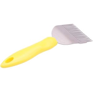 10 Pcs Plastic Handvat Ontzegeld Vorken Multi-Cut Honing Vork Naald Cutter Capsulator Bijenteelt Gereedschap Rvs Honing Vork