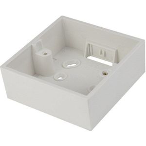 Externe Wandmontage Switch 86 Type Socket Doos Brandwerende Pvc Dubbele Schakelaars Wit Eu Standaard Muur Oppervlak Switch Box