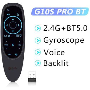 G10S Pro Voice Afstandsbediening G10SPro Bt 2.4G Wireless Air Mouse Gyroscoop Backlit Smart Tv Controller Voor Android Set-Top Box