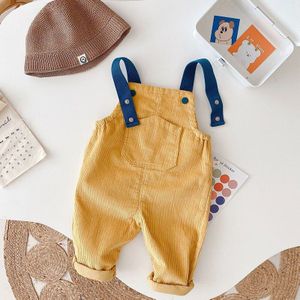 Milancel 2022 Voorjaar Kinderen Broek Corduroy Jongens Jumpsuits Meisjes Overall