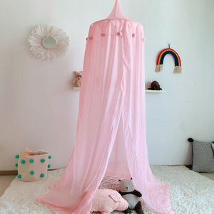 Zomer Kinderen Kid Beddengoed Klamboe Romantische Meisje Katoenen Chiffon Klamboe Bed Cover Bed Luifel Voor Kid kwekerij