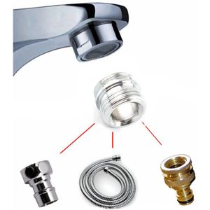 G1/2 ''Tot M20 * 1 Buitendraad Wastafel Tap Rechte Adapter Kraan Snelkoppeling 304 Rvs materiaal Gratis Afdichting Ring