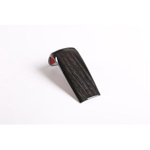 Zwarte houtnerf ABS Auto Center Gear Shift Head Cover Trim Voor Toyota Land Cruiser Prado FJ150 150 - Accessoires