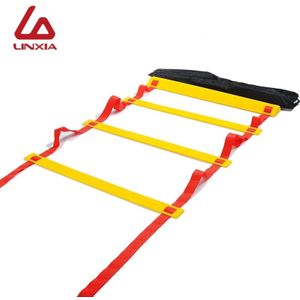 Voetbal Training Ladders 5 Stijl 6/8/10/12/20 Rung Nylon Bandjes Voetbal bal Ladder Apparatuur Agility Speed Ladder