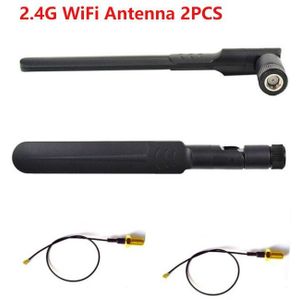 2.4Ghz 2 X 5dBi 3g4g Wifi Antenne Antenne Sma Male Draadloze Router RP-SMA Antenne + 2X13Cm U. Fl/Ipex Kabel