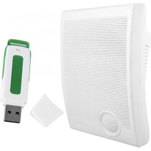 Deur Bell Usb MP3 Deurbel Abs Plastic Chime Muziek Aanwezigheid Muur Gemonteerde Voorste Deurbel Deurbel Waterdicht geen Batterij