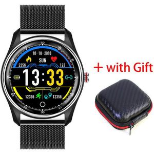MX9 smart watch voor Zwemmen Smart armband ECG Touch-Screen Bloeddruk Hart-Rate IP68 Waterdicht