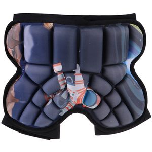 Kids Eva Paded Korte Broek 3D Bescherming Hip Butt Beschermende Kleding Verstelbare Riem Taille Guard Impact Pad Voor Ski Ijs schaatsen