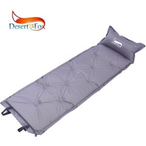 Desert & Vos 1 Pc Zelfopblazende Slapen Pads Met Opblaasbaar Kussen, comfortabele Tent Luchtbed Backpacken Voor Kamperen, Wandelen