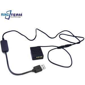 USB Kabel + NP-W126 CP-W126 DC Coupler voor Fuji Camera X H1 A1 A2 A3 E1 E2 E2S Pro1 Pro2 t1 T10 T20 T30 HS30 HS33 HS35 HS50 EXR