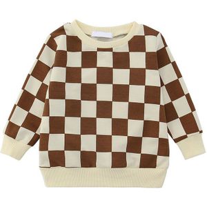 Melario Baby Jongens Meisjes Sweatshirts Lente Katoen Hoodies Mode Plaid Kinderen Kids Lange Mouwen Kleding