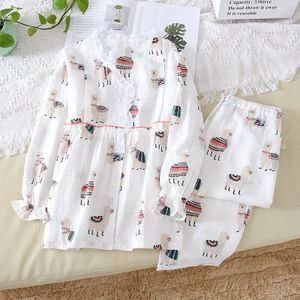 2 Stks/set Lange Mouw Verpleging Nachtkleding Moederschap Pyjama Set Zwangerschap Kleding Nachtkleding Borstvoeding Nachtjapon Pyjama Kant